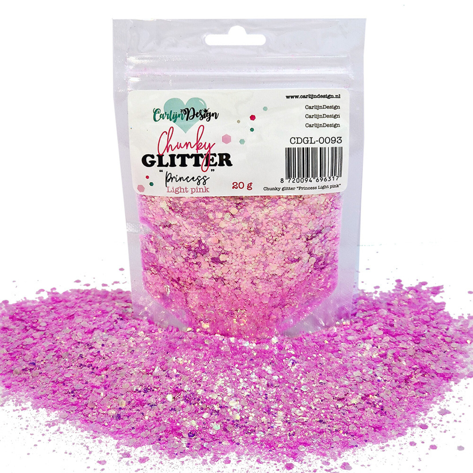 CarlijnDesign Chunky glitter COMBO PACK 14 Princess 6x