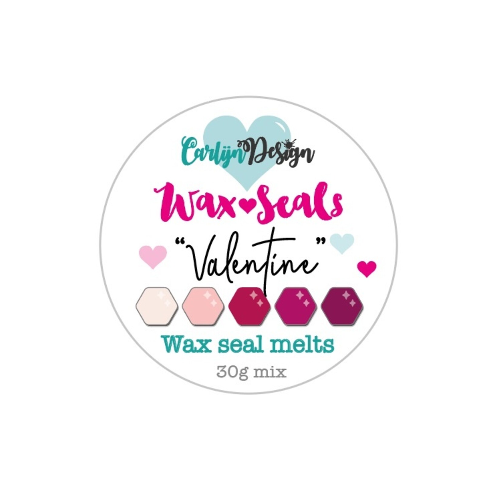 CarlijnDesign Waxzegel melts Valentine