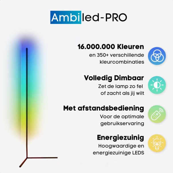 Ambileds Ambiled PRO Eckleuchte - Stehleuchte - RGB-LED