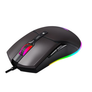 MS958 Gaming Mouse - 12.000 DPI - RGB - Black