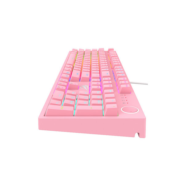 Havit KB871L Mechanische Gaming-Tastatur Pink - RGB