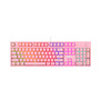 KB871L Mechanisch Gaming Toetsenbord Roze - RGB