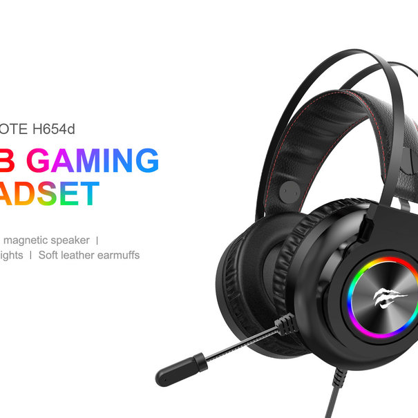 Havit H654D Gaming Headset - RGB - Schwarz