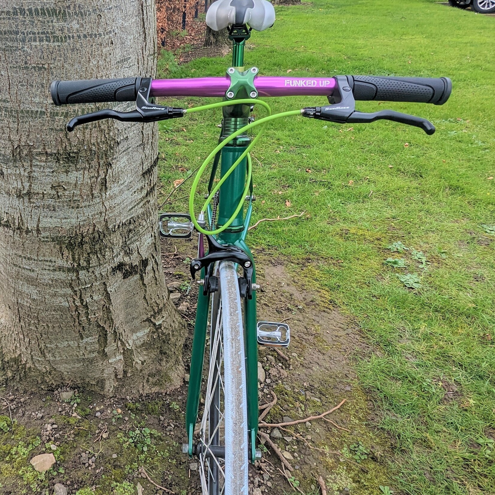 Frontline Frontline Bikes Men's Fixie Bicycle - green