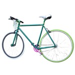 Frontline Frontline Bikes Men's Fixie Bicycle - green