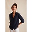 Bella Dahl SHIRT TAIL BLOUSE 7/8 SLEEVE ENDLESS SEA