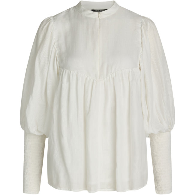 Bruuns Bazaar VIOLA LEAH BLOUSE SNOW WHITE