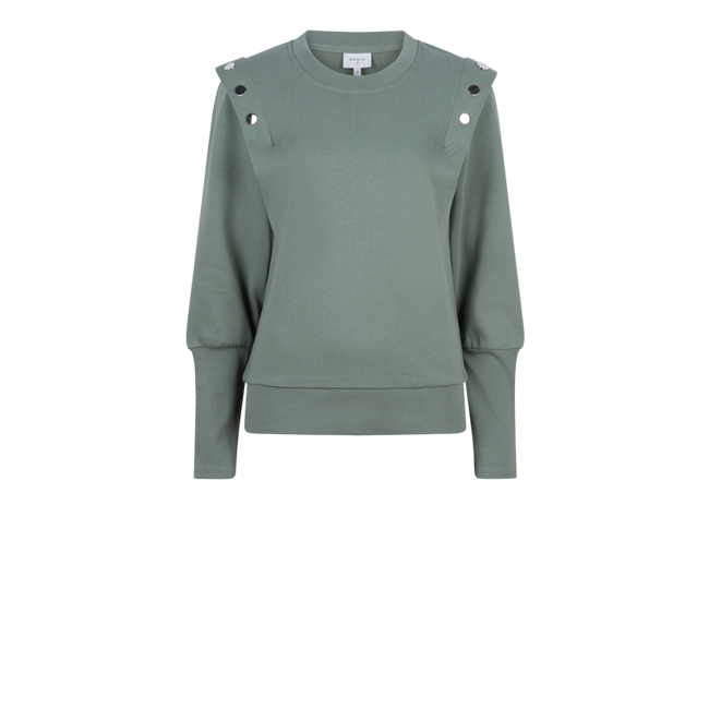 Dante 6 VERNER STUDDED SWEATER GREEN TEA