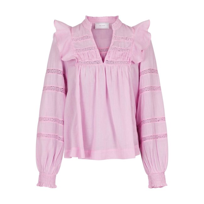 Neo Noir Aroma S Voile Blouse ROSE