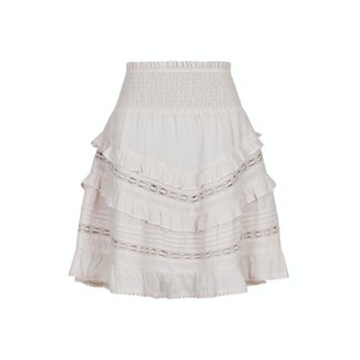 Neo Noir Donna S Voile Skirt Ivory