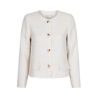 Neo Noir Helina Boucle Jacket Off White