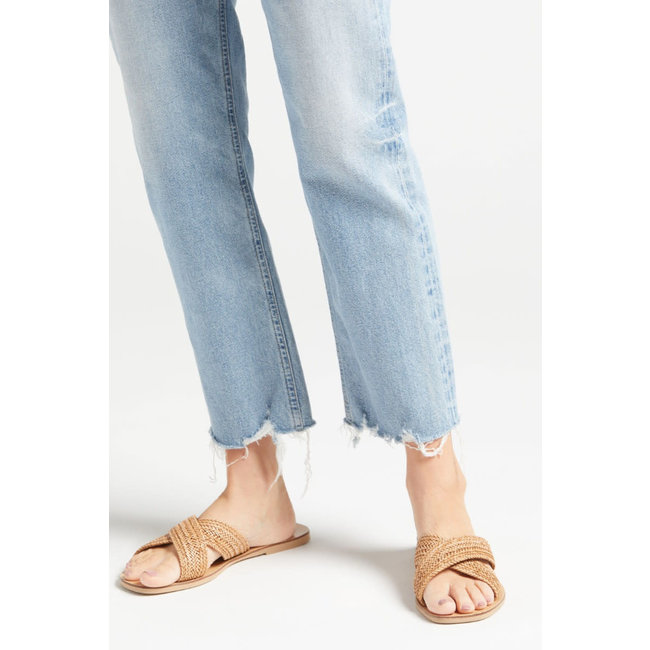 DAPHNE CROPPED HIGH WAIST STRAIGHT FIT