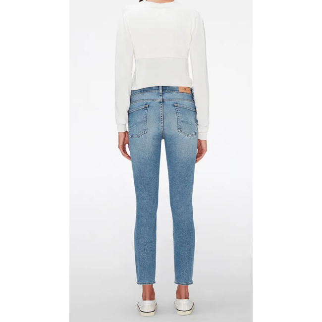 7 FOR ALL MANKIND ROXANNE ANKLE LIGHT BLUE