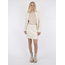 Neo Noir Helmine Check Boucle Skirt Off White