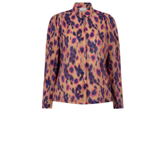 Dante 6 HONORÉ LEOPARD BLOUSE MULTICOLOUR