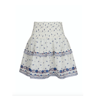 Neo Noir LANDO S BELLE BORDER SKIRT BLUE