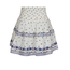 Neo Noir LANDO S BELLE BORDER SKIRT BLUE