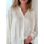 Neo Noir BINNET SATIN BLOUSE OFF WHITE