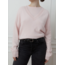 PEOPLE'S REPUBLIC OF CASHMERE BOXY V-NECK LIGHT PINK