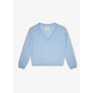 PEOPLE'S REPUBLIC OF CASHMERE BOXY V-NECK LIGHT BLUE PEOPLE'S REPUBLIC OF CASHMERE BOXY V-NECK LIGHT BLUE