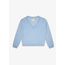 PEOPLE'S REPUBLIC OF CASHMERE BOXY V-NECK LIGHT BLUE