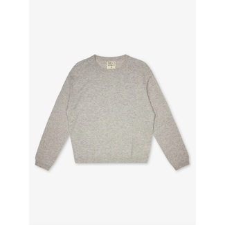 PEOPLE'S REPUBLIC OF CASHMERE BOXY O-NECK ASH GREY
