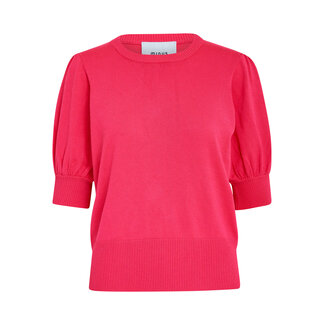 Minus LIVA KNIT TEE RASBERRY SORBET PINK