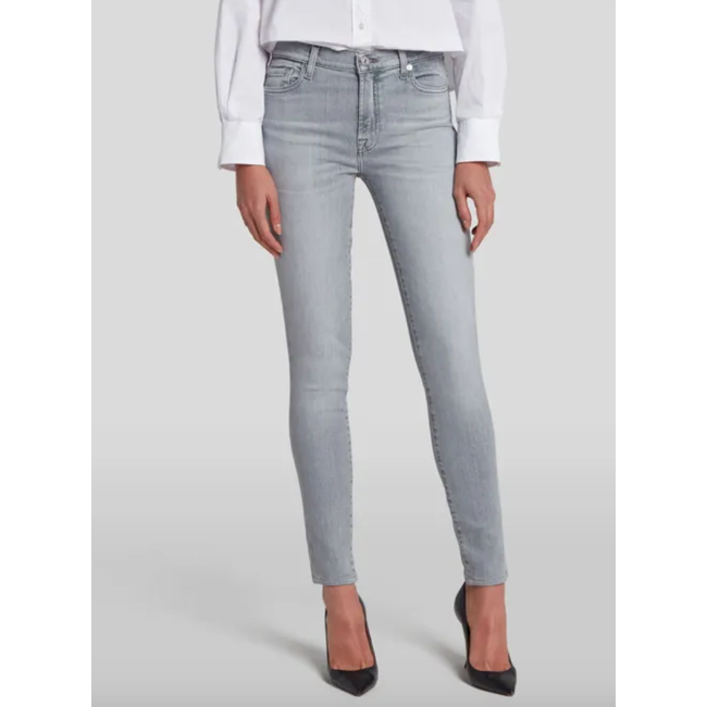 7 FOR ALL MANKIND HW SKINNY GREY