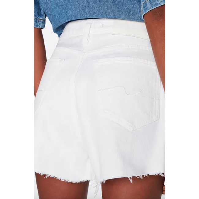 7 FOR ALL MANKIND EASY RUBY SHORT WHITE