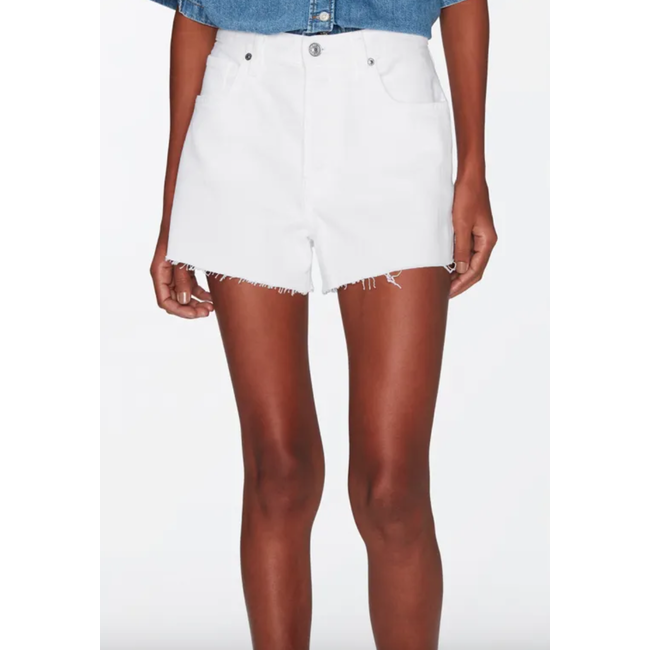 7 FOR ALL MANKIND EASY RUBY SHORT WHITE
