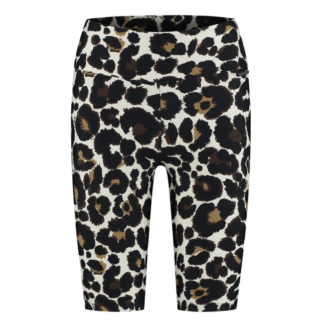 Deblon Sports CLASSIC SHORTS LEOPARD OFFWHITE