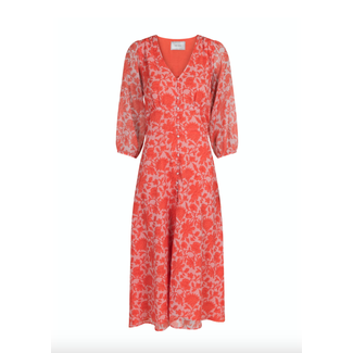 Neo Noir OLANA CITY FLOWER DRESS ORANGE