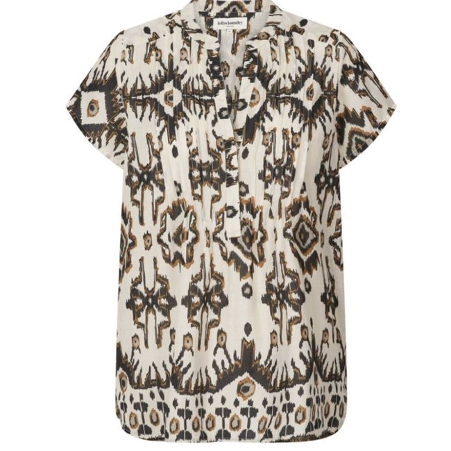 Lollys Laundry HEATHER SHIRT 78 AZTEC PRINT