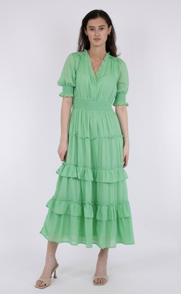 SOPHIE S VOILE DRESS APPLE GREEN The Closet