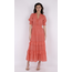 Neo Noir SOPHIE S VOILE DRESS CORAL