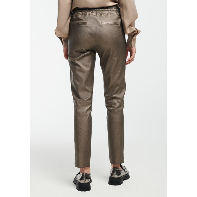 Studio AR NAOMI STRETCH PLONGE METAL TAUPE