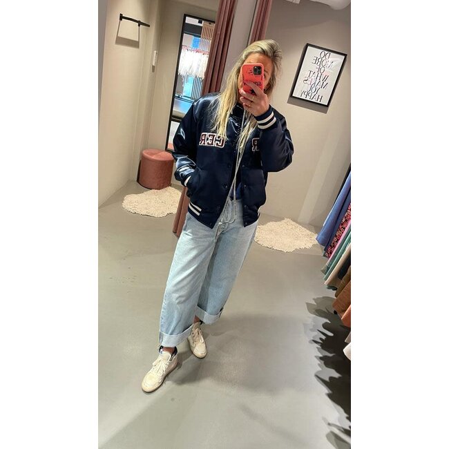 VARSITY JACKET NAVY The Closet