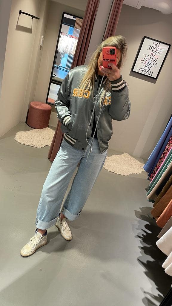 VARSITY JACKET OLIVE The Closet