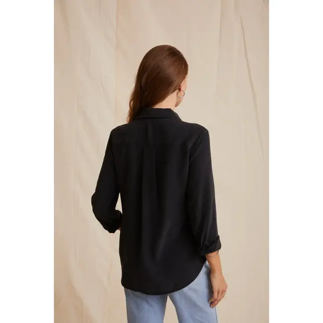 Bella Dahl TWO POCKET CBD VINTAGE BLACK