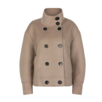 Dante 6 WILDER COAT SHORT LIGHT TAUPE