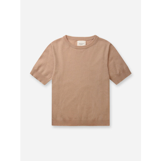 PEOPLE'S REPUBLIC OF CASHMERE WOMEN'S BLOUSE CAMEL