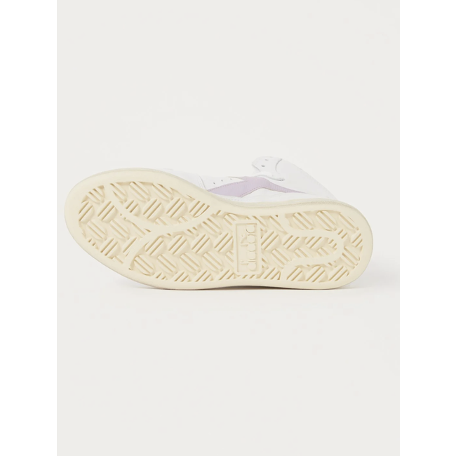 Diadora MI BASKET USED BIANCO/VIOLA LAVANDA FOSCHIA