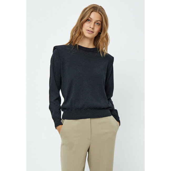 Minus MSMEKIRA KNIT PULLOVER 100MET BLACK METALLIC