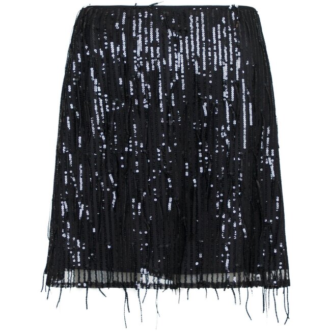 Neo Noir MIVA SEQUINS SKIRT BLACK