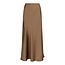 Neo Noir VICKY HEAVY SATEEN SKIRT DARK TAUPE