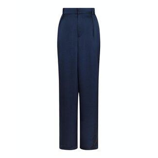 Neo Noir ALESSANDRA HEAVY SATEEN PANTS MIDNIGHT BLUE