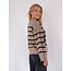 Neo Noir SHANA STRIPE KNIT BLOUSE KHAKI