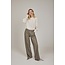 Freequent FQSILLEN-PANT LIGHT GREY MEL. W. CHARCOAL ME