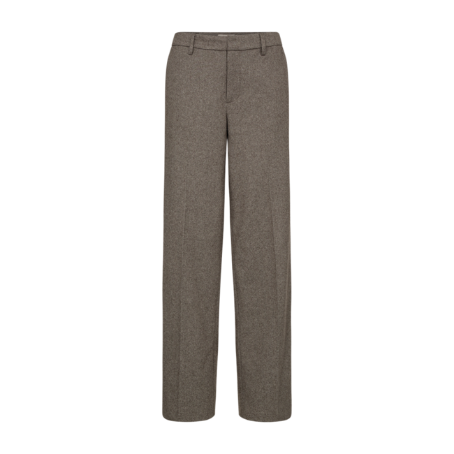 Freequent FQSILLEN-PANT LIGHT GREY MEL. W. CHARCOAL ME