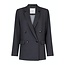 Neo Noir JAY MELANGE BLAZER DARK GREY